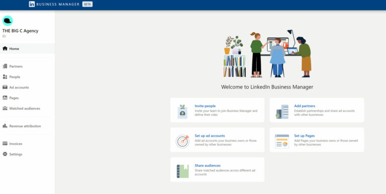 LinkedIn Business Manager Beta einrichten