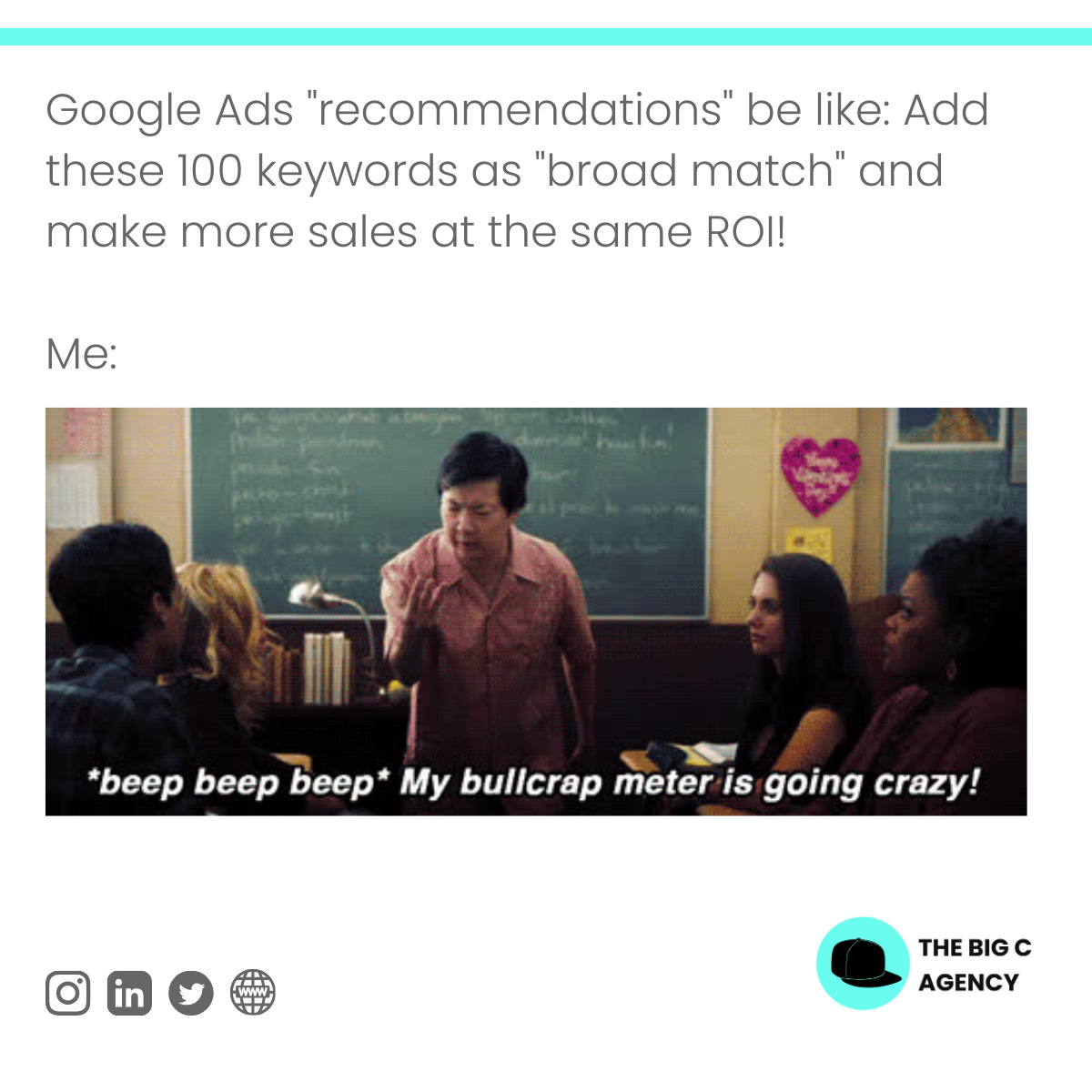 Google Ads Empfehlungen = BS